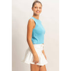 Spring Open Back Top