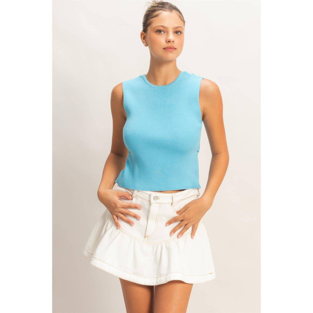 Spring Open Back Top