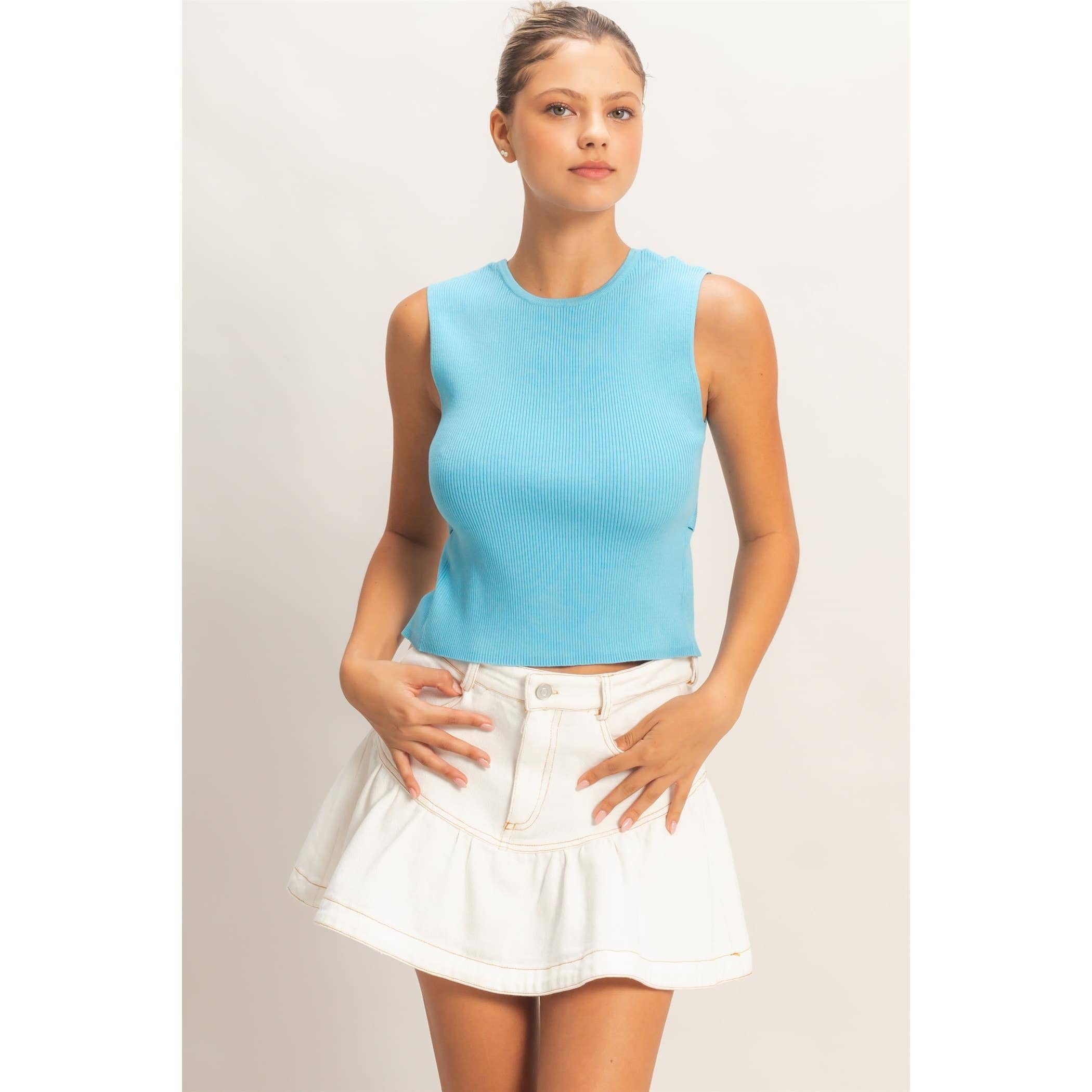 Spring Open Back Top