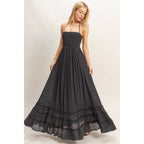 Smocked Halter Maxi Dress