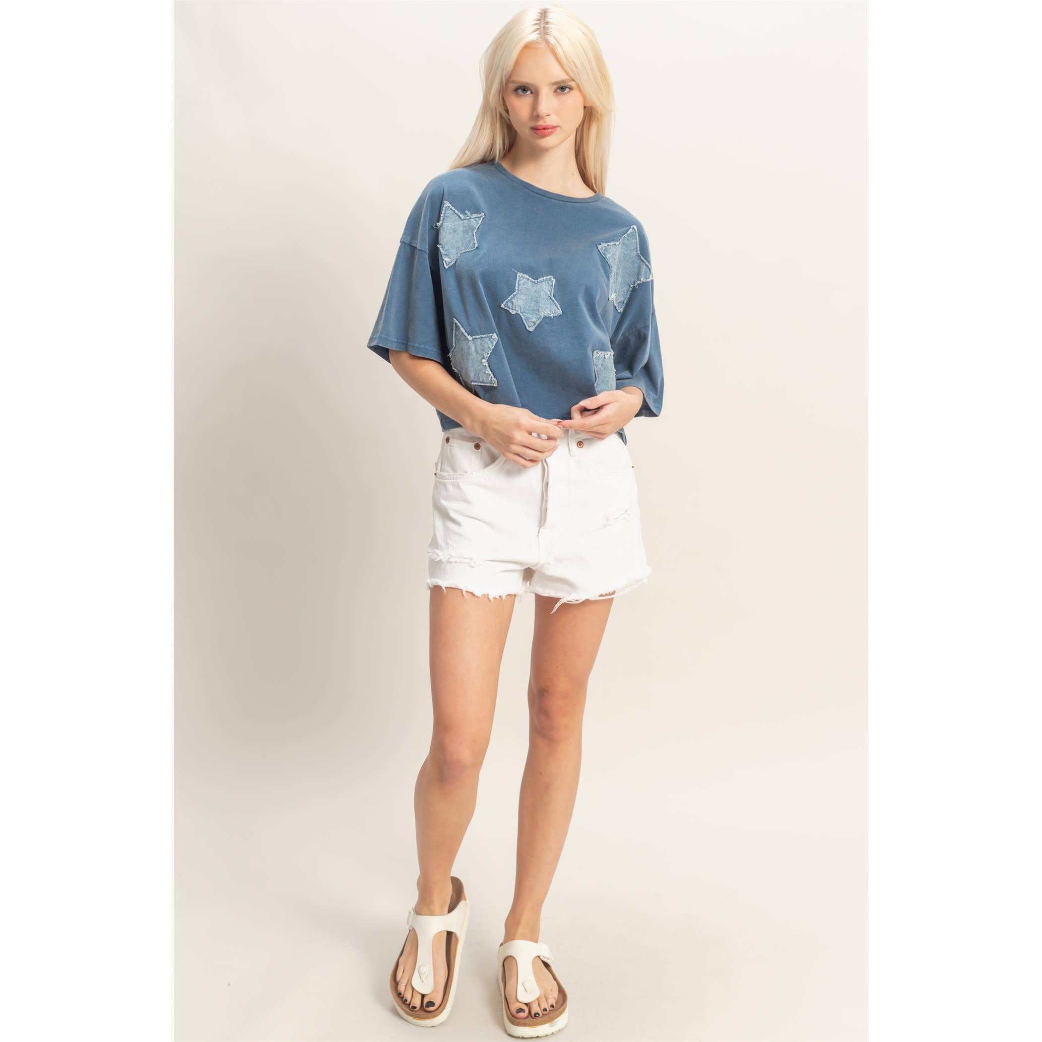 Star Boxy Top
